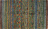 3x5 Hand Knotted Gabbeh Area Rug