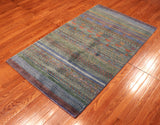 3x5 Hand Knotted Gabbeh Area Rug