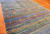 3x5 Hand Knotted Gabbeh Area Rug
