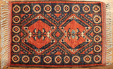 2x3 Hand Knotted Ersari Area Rug