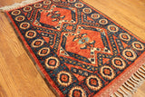 2x3 Hand Knotted Ersari Area Rug