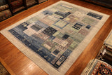 9x12 Hand Knotted Gabbeh Area Rug