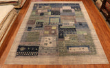 9x12 Hand Knotted Gabbeh Area Rug