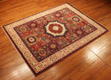 5x7 Hand Knotted Mamluk Area Rug