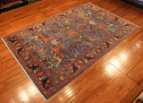 6x8 hand Knotted Aryana Area Rug