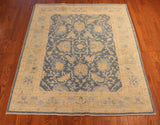 5x7 Hand Knotted Oushak Area Rug