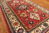 3x4 Hand Knotted Kazak Area Rug