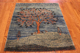 2x3 Hand Knotted Gabbeh Area Rug