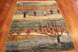 2x3 Hand Knotted Gabbeh Area Rug