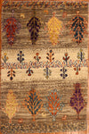 2x3 Hand Knotted Gabbeh Area Rug