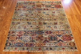 5x8 Hand Knotted Khorjin Area Rug