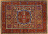 6x8 Hand Knotted Mamluk Area Rug