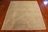 4x6 Hand Knotted Oushak Area Rug