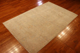 4x6 Hand Knotted Oushak Area Rug