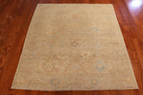 4x6 Hand Knotted Oushak Area Rug