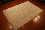 6x9 Hand Knotted Oushak Area Rug