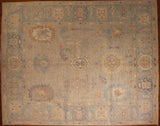 8x10 Hand Knotted Oushak Area Rug