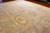 8x10 Hand Knotted Oushak Area Rug