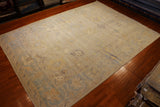 9x12 Hand Knotted Oushak Area Rug