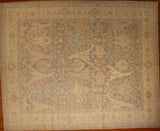 8x10 Hand Knotted Oushak Area Rug