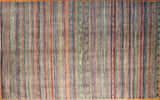 6x9 Hand Knotted Gabbeh Area Rug