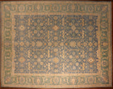 9x12 Hand Knotted Oushak Area Rug