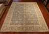 9x12 Hand Knotted Oushak Area Rug