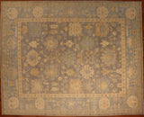 8x10 Hand Knotted Oushak Area Rug