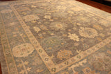 8x10 Hand Knotted Oushak Area Rug