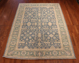 6x9 Hand Knotted Oushak Area Rug