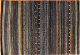 4x6 Hand Knotted Gabbeh Area Rug