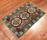 2x3 Hand Knotted Aryana Area Rug