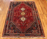 6x9 Hand Knotted Antique Heriz Area Rug