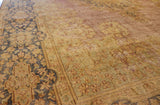 10x13 Hand Knotted Antique Kashan Area Rug