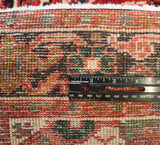 4x5 Hand Knotted Antique Heriz Area Rug