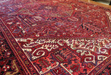 10x13 Hand Knotted Antique Heriz Area Rug
