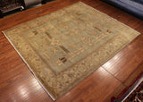 8x9 Hand Knotted Vintage Baluchi Area Rug