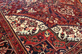 9x11 Hand Knotted Antique Heriz Area Rug