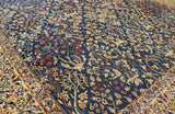 8x11 Hand Knotted Kerman Area Rug
