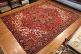 10x13 Hand Knotted Antique Heriz Area Rug