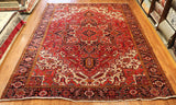 10x13 Hand Knotted Antique Heriz Area Rug