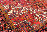 10x13 Hand Knotted Antique Heriz Area Rug