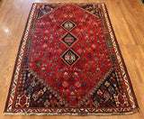 6x10 Hand Knotted Antique Heriz Area Rug