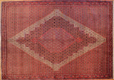 8x12 Hand Knotted Antique Serapi Area Rug
