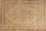 5x7 Hand Knotted Vintage Serapi Area Rug