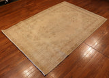 5x7 Hand Knotted Vintage Serapi Area Rug