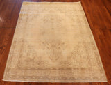 5x7 Hand Knotted Vintage Serapi Area Rug