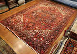 10x13 Hand Knotted Antique Heriz Area Rug