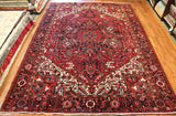 10x13 Hand Knotted Antique Heriz Area Rug