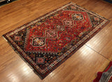 5x8 Hand Knotted Antique Heriz Area Rug